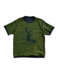 'ROT/WEEP' reversible t-shirt - GREEN