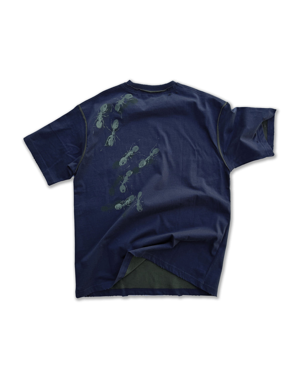 'ROT/WEEP' reversible t-shirt - GREEN