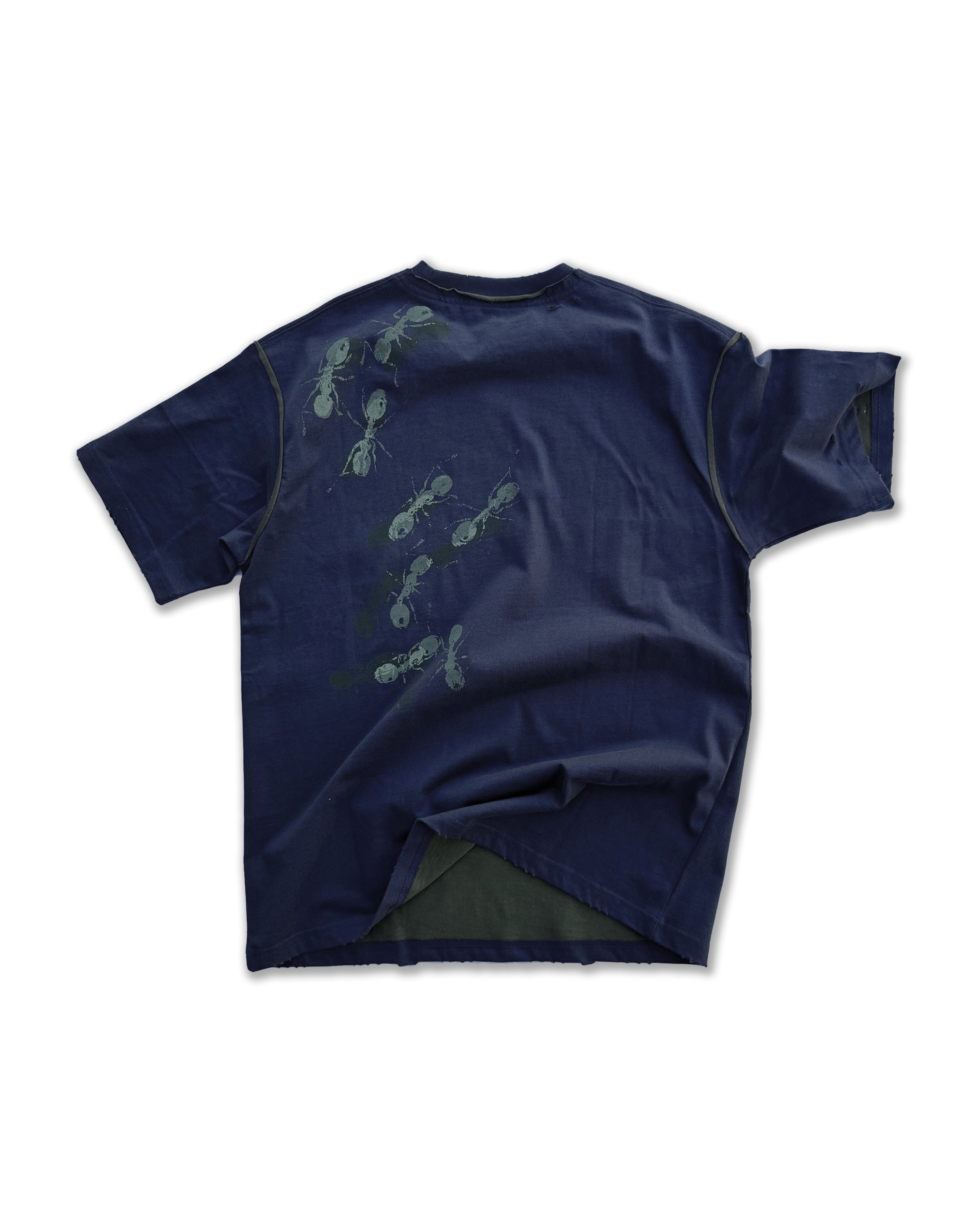 'ROT/WEEP' reversible t-shirt - GREEN
