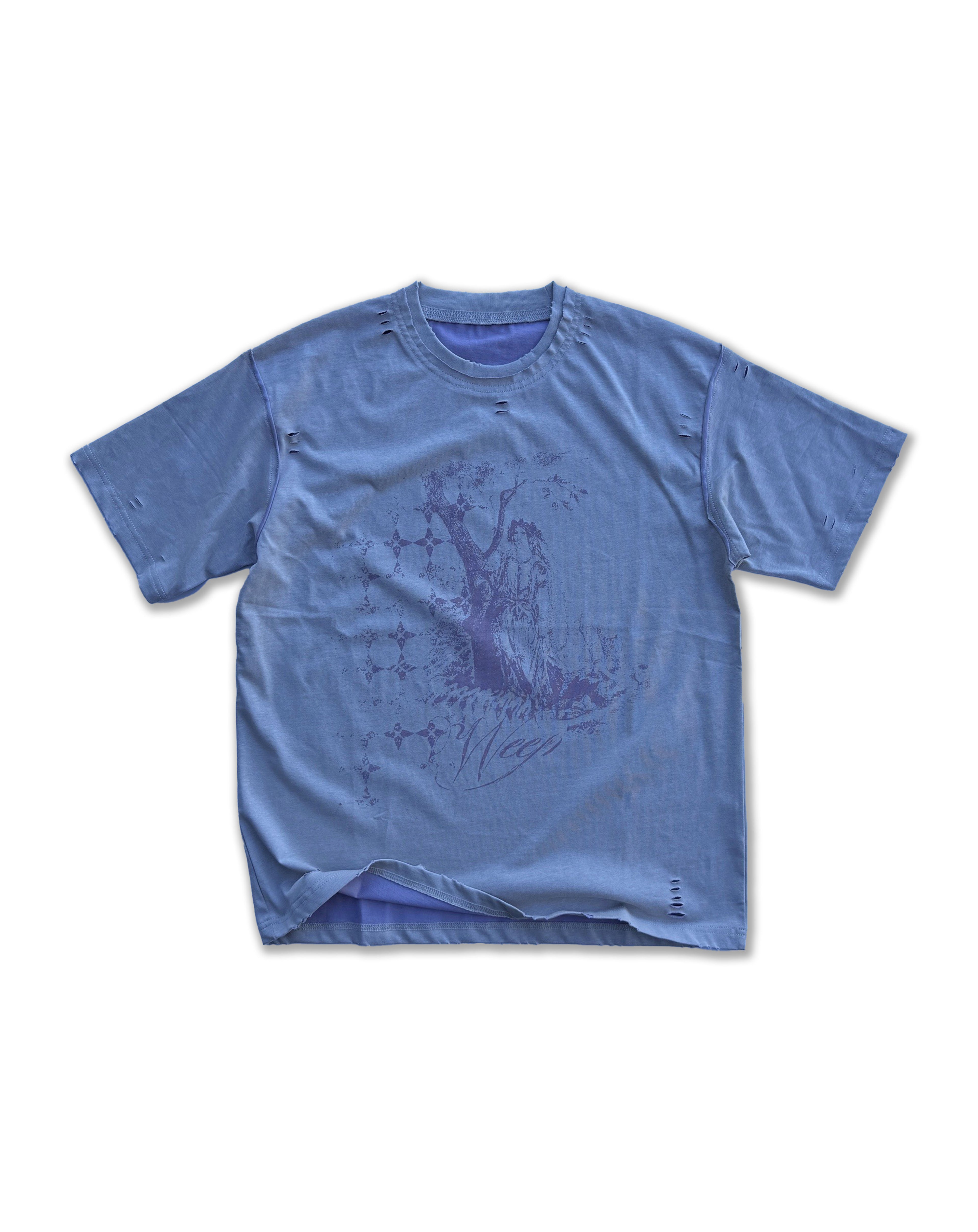 'ROT/WEEP' reversible t-shirt - PURPLE