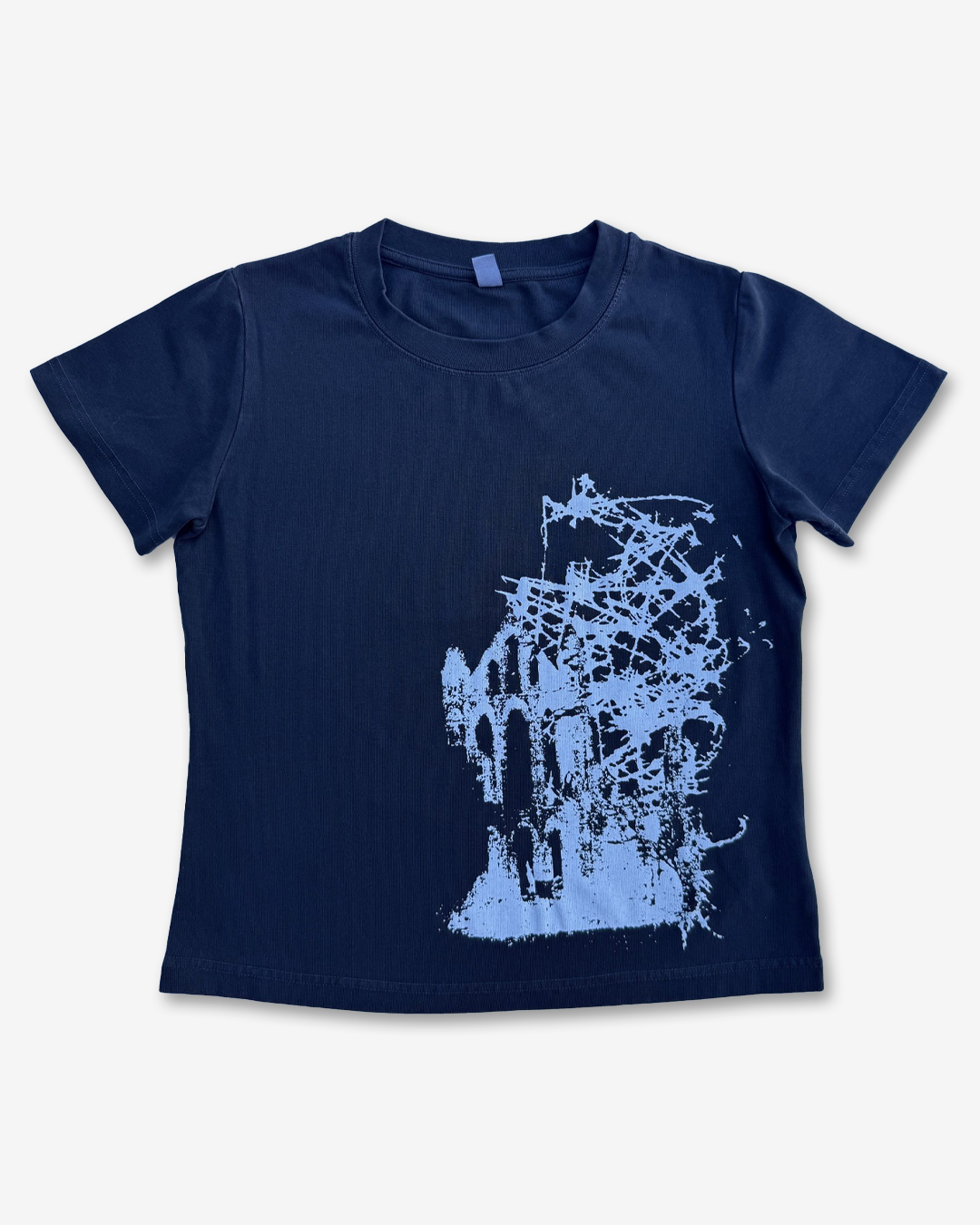 GATE - black loose baby tee