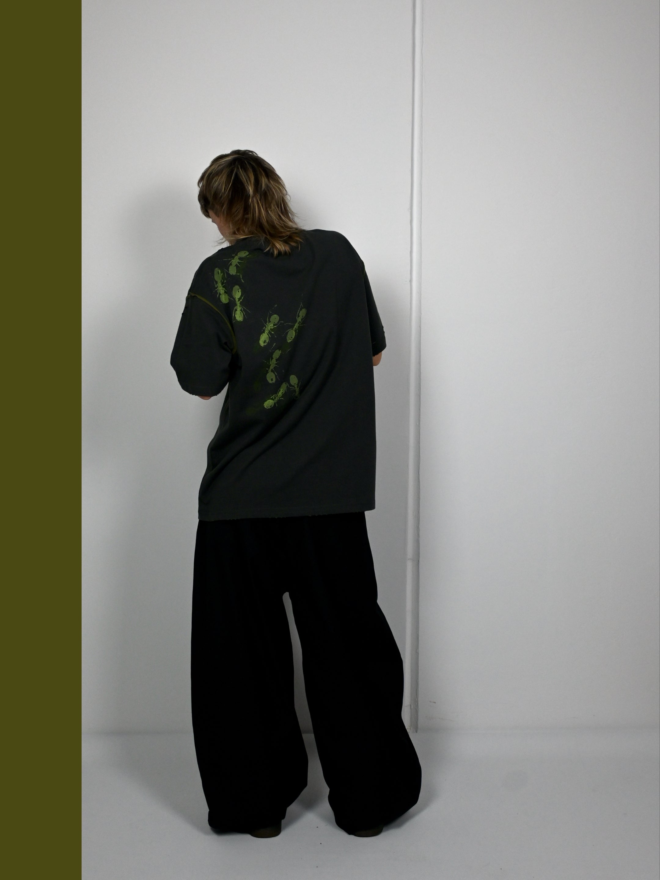 'ROT/WEEP' reversible t-shirt - GREEN