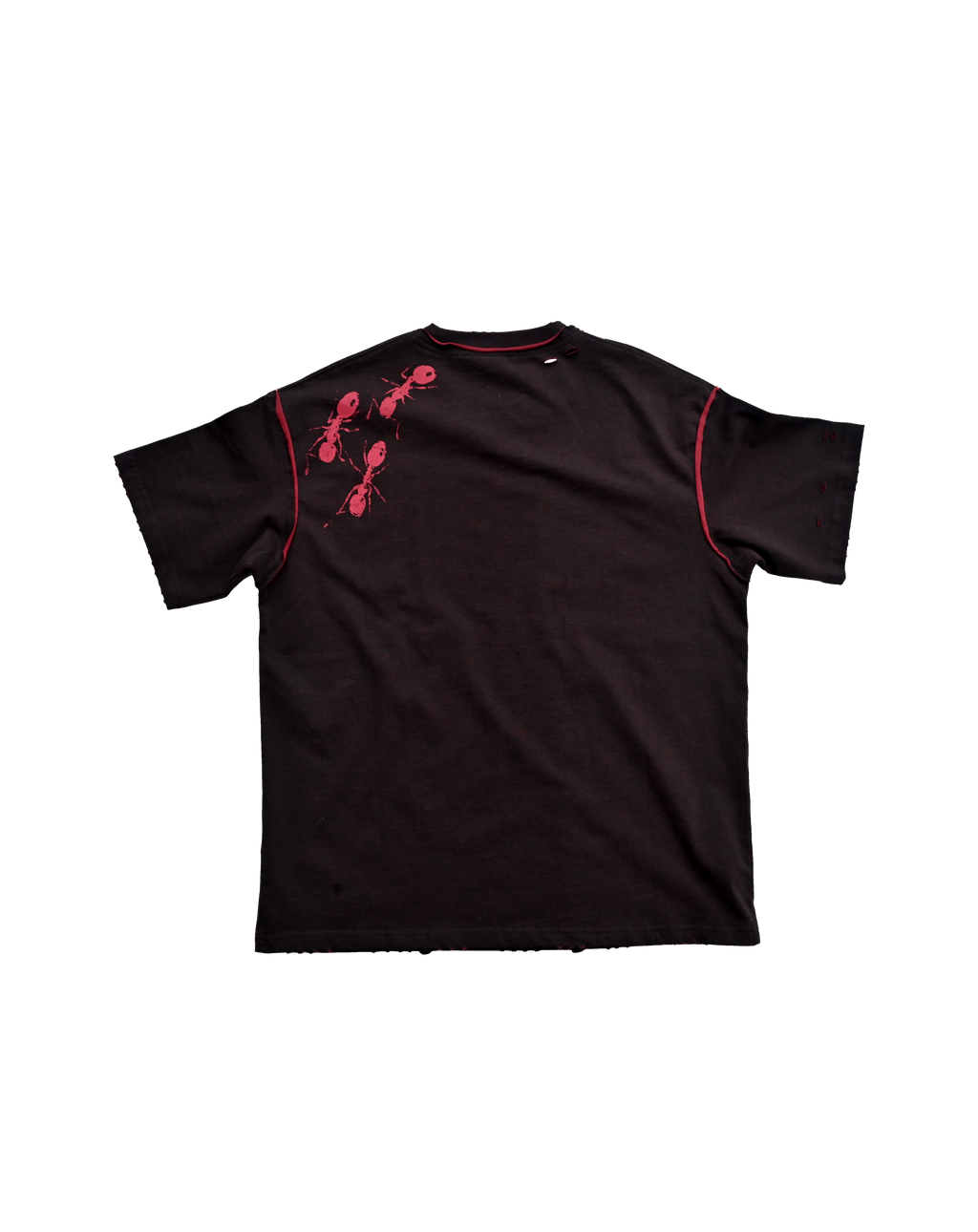 'ROT/WEEP' reversible t-shirt - RED