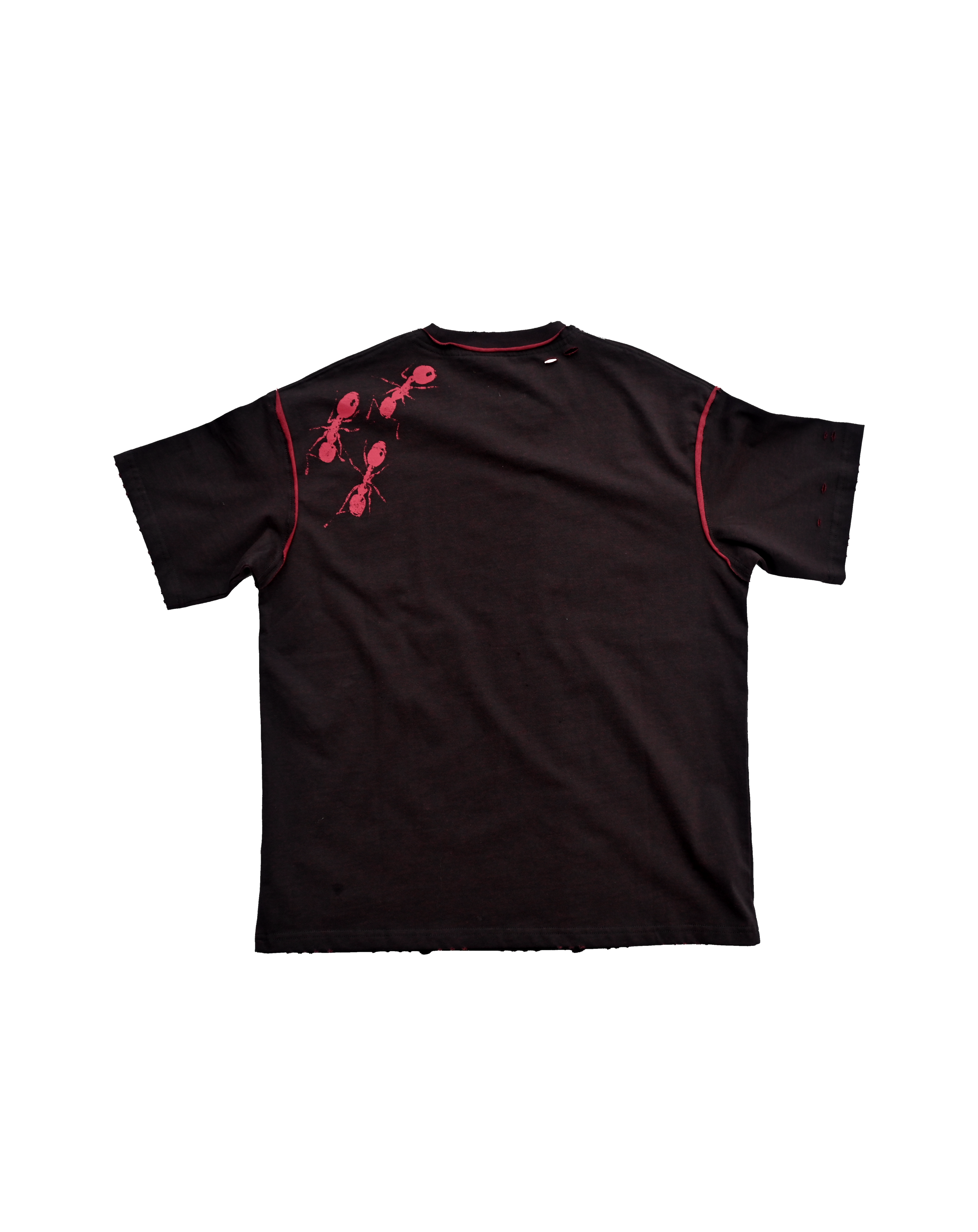 'ROT/WEEP' reversible t-shirt - RED
