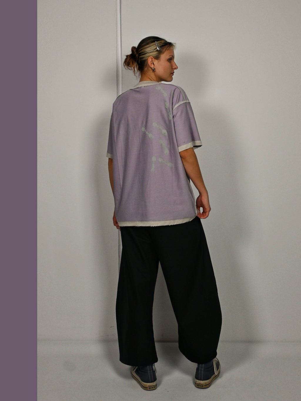 'ROT/WEEP' reversible t-shirt - PURPLE