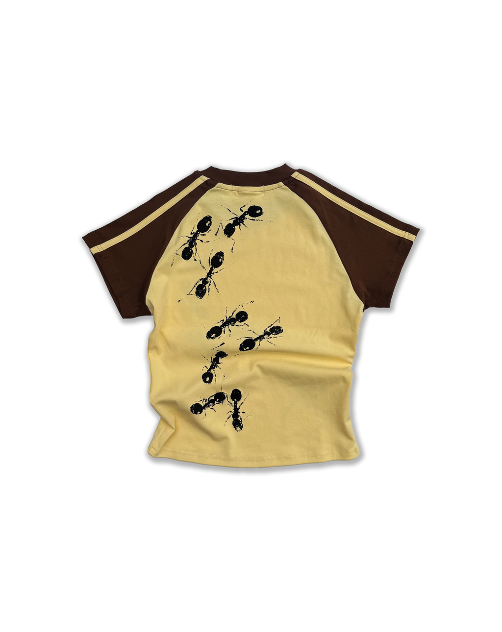 'ROT' baby tee - YELLOW