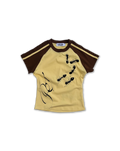 'ROT' baby tee - YELLOW
