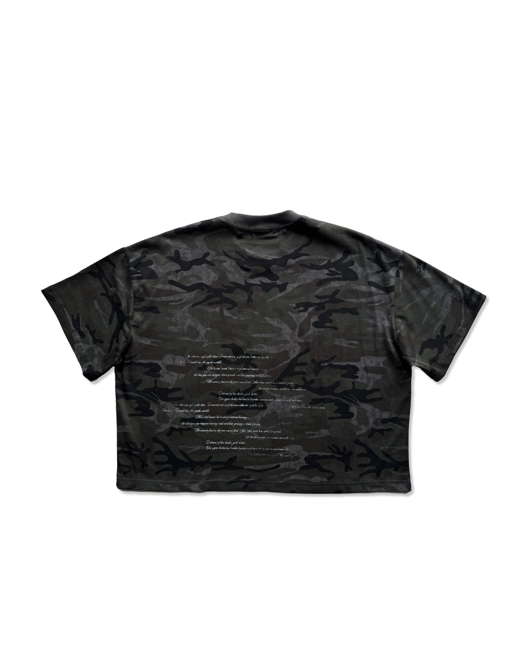 'CORRODING CAMO' boxy tee