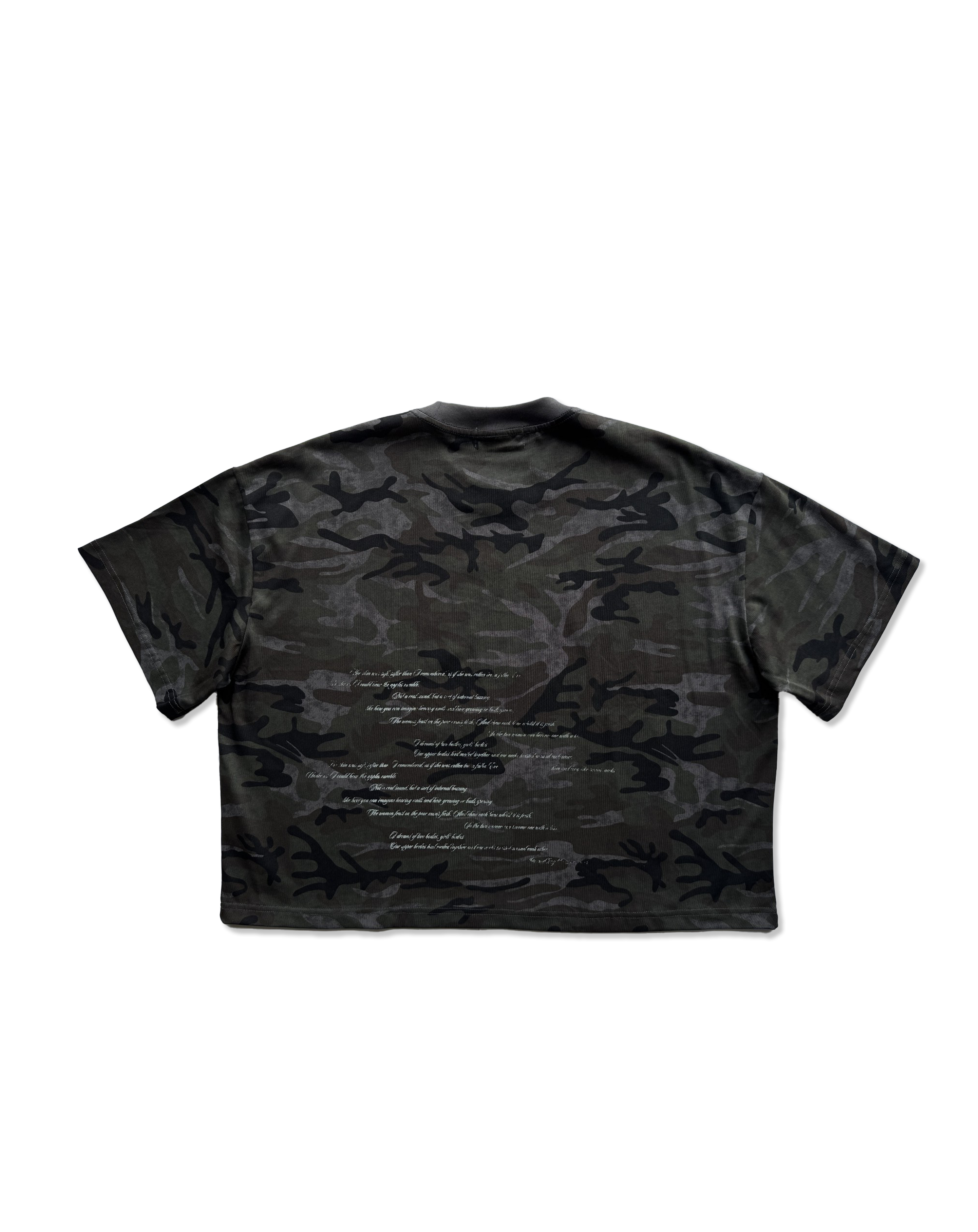 'CORRODING CAMO' boxy tee