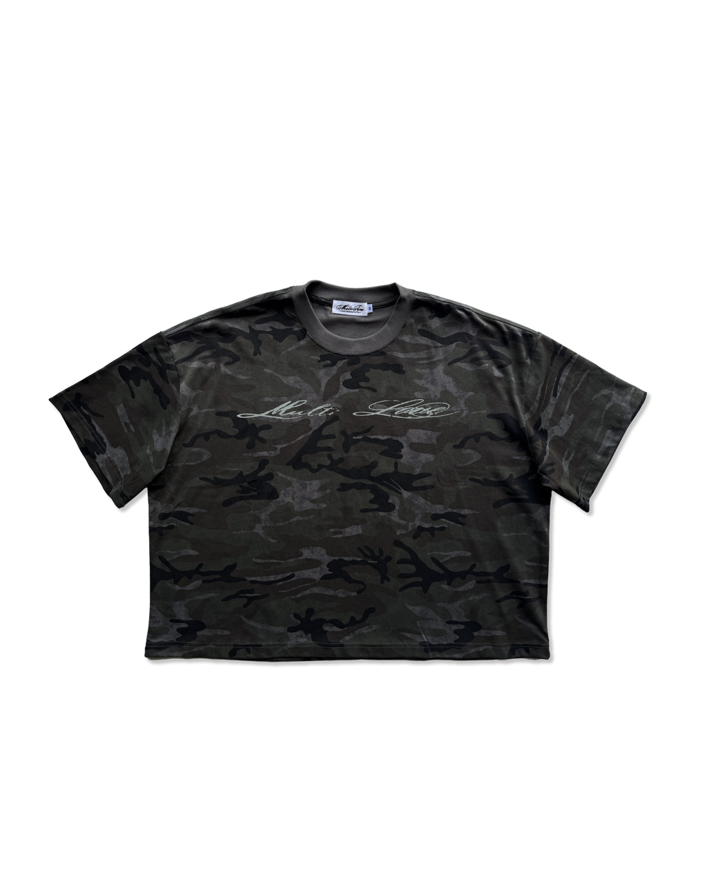 'CORRODING CAMO' boxy tee